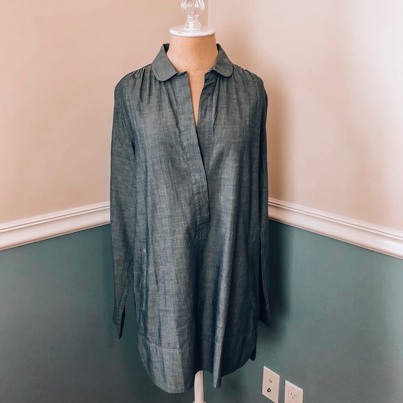 JCREW NAVY TUNIC DRESS - Picture 1 of 8